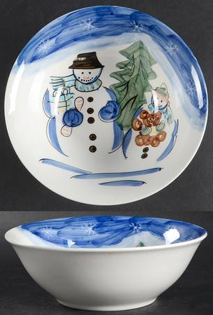 Winterland Christmas Coupe Cereal Bowl