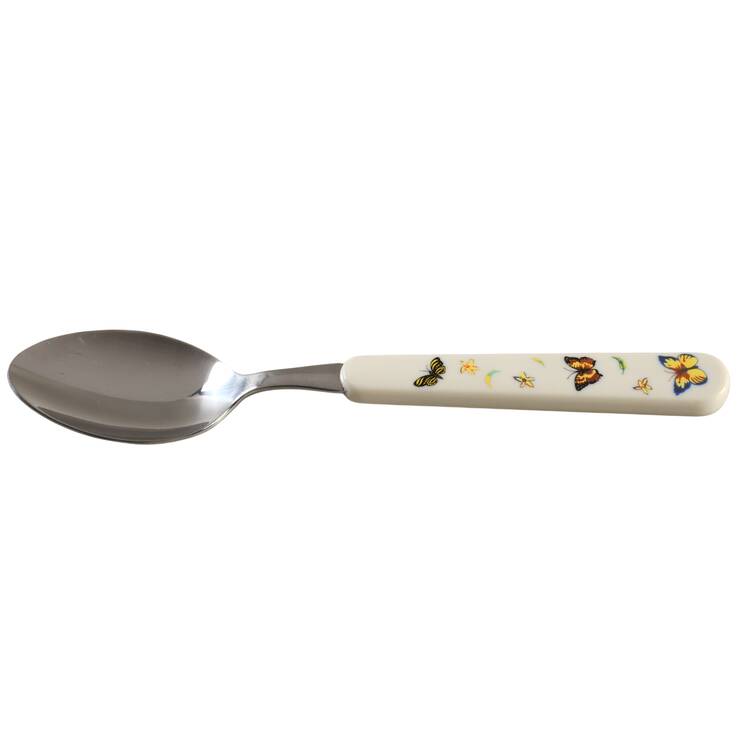 Butterflies Oval Place Soup Spoon