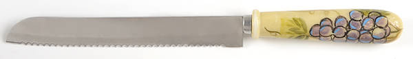 Cabernet (Semi Scallop, Rippled) Bread Knife & Stainless Blade