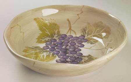 Cabernet (Semi Scallop, Rippled) 8" Soup/Pasta Bowl