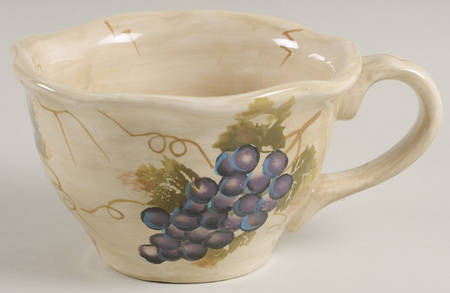 Cabernet (Semi Scallop, Rippled) Flat Cup