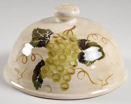 Cabernet (Semi Scallop, Rippled) Lid for Round Butter