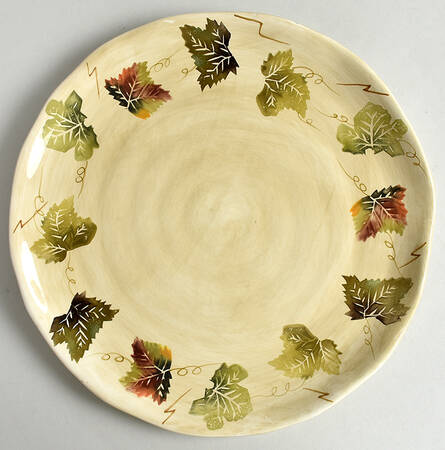 Cabernet (Semi Scallop, Rippled) Chop Plate (Round Platter)