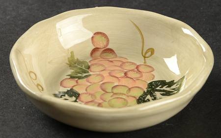 Cabernet (Semi Scallop, Rippled) Individual Dip Dish by Tabletops Unlimited