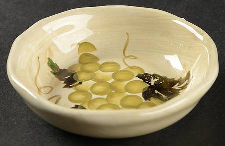 Cabernet (Semi Scallop, Rippled) Individual Dip Dish by Tabletops Unlimited