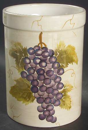 Cabernet (Semi Scallop, Rippled) Utensil Holder by Tabletops Unlimited