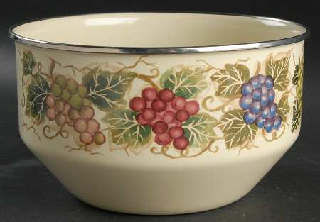 Cabernet (Semi Scallop, Rippled) 8" Metal Mixing Bowl