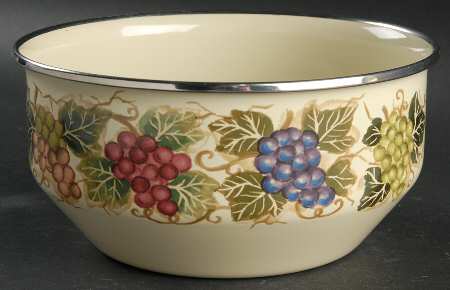 Cabernet (Semi Scallop, Rippled) 6" Metal Mixing Bowl