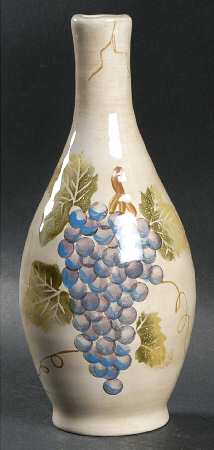 Cabernet (Semi Scallop, Rippled) Oil Jar No Drizzle Spout