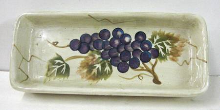 Cabernet (Semi Scallop, Rippled) 6" Rectangular Tray