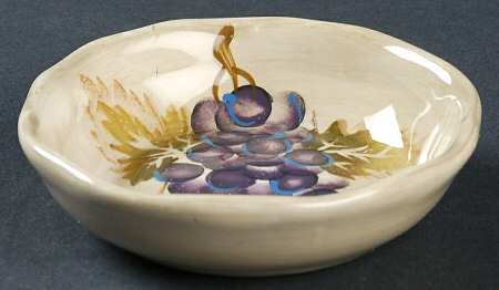 Cabernet (Semi Scallop, Rippled) Individual Dip Dish by Tabletops Unlimited