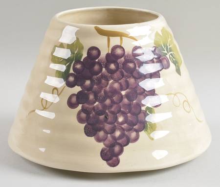 Cabernet (Semi Scallop, Rippled) Candle Shade