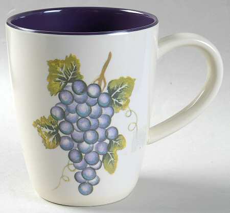 Cabernet (Semi Scallop, Rippled) Melamine Mug