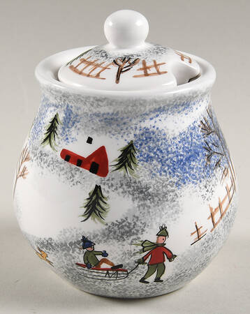 Winterside Sugar Bowl & Lid