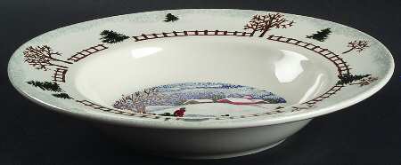 Winterside Large Rim Soup Bowl