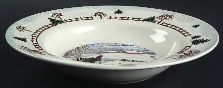 Winterside Large Rim Soup Bowl