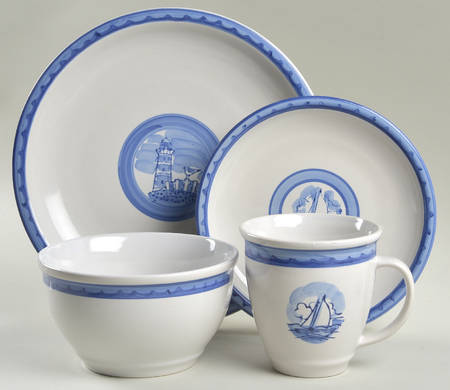 Sail Away 4 Piece Place Setting
