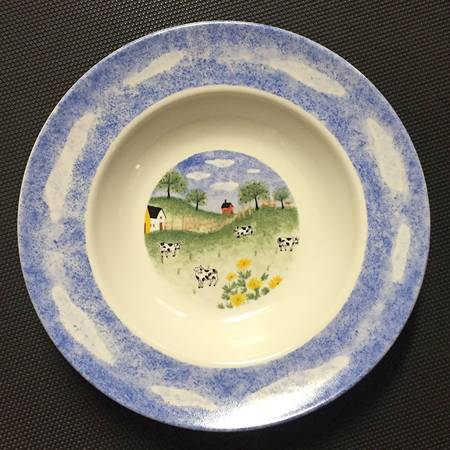 Country Side Rim Soup Bowl