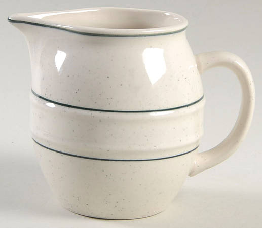 Green Crock (Flecks) Creamer