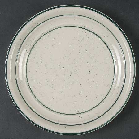 Green Crock (Flecks) Salad Plate by Tienshan