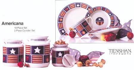 Americana Large Canister & Lid