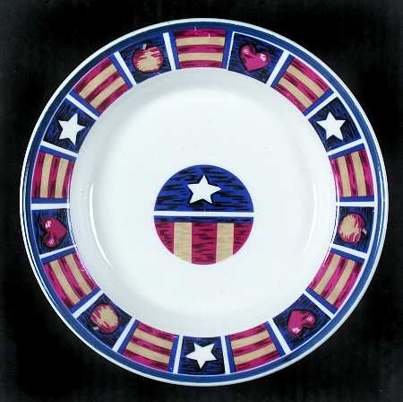 Americana Salad Plate