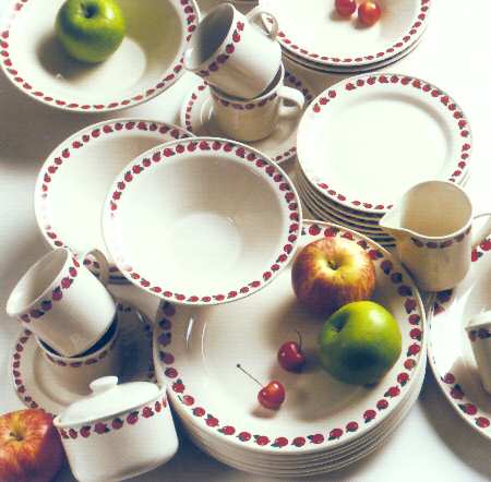 Apple Bangle Sugar Bowl & Lid