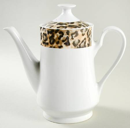 Leopard Coffee Pot & Lid
