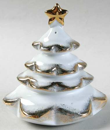 Golden Pines Figural Salt Shaker