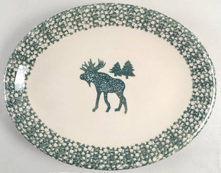 Moose Country 16" Oval Serving Platter