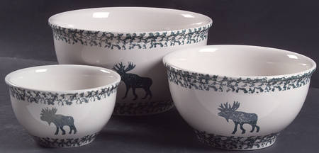 Moose Country (3 Piece) Mixing Bowl Set