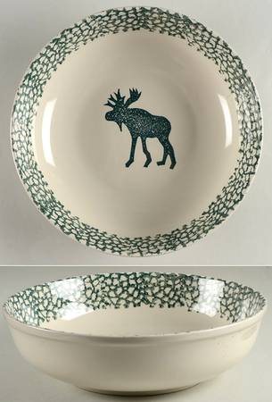 Moose Country 11" Large Salad Serving Bowl