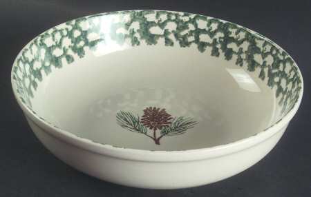 Holiday Pines 9" Round Vegetable Bowl