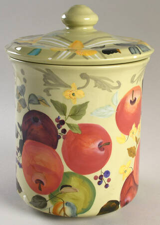 Fruitful Tapestry Large Canister & Lid