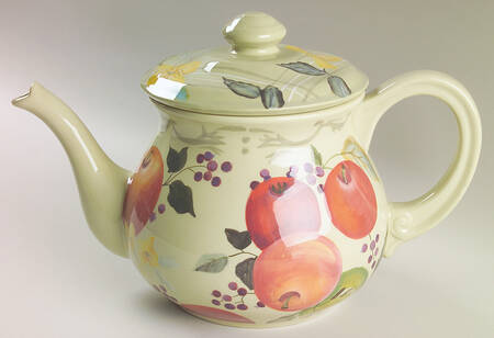 Fruitful Tapestry Teapot & Lid