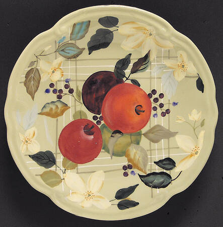 Fruitful Tapestry Salad/Dessert Plate