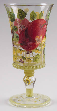 Fruitful Tapestry Glassware Goblet