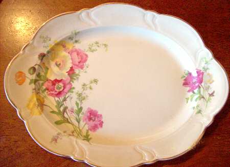 1629 14" Oval Serving Platter