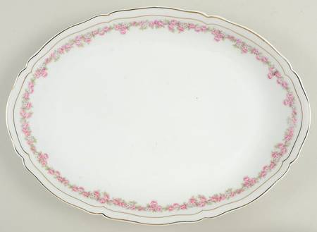Victorian Rose 14" Oval Serving Platter