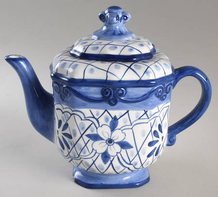 Lisbon (Square) Teapot & Lid