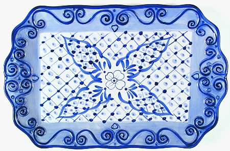Lisbon (Square) 19" Oval Serving Platter