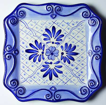 Lisbon (Square) Dinner Plate