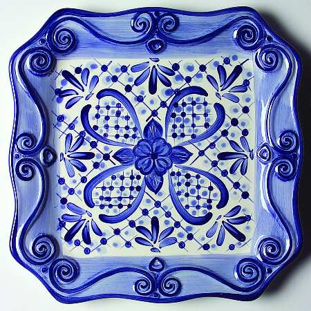 Lisbon (Square) Dinner Plate