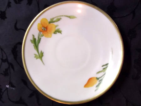 California Poppy Saucer