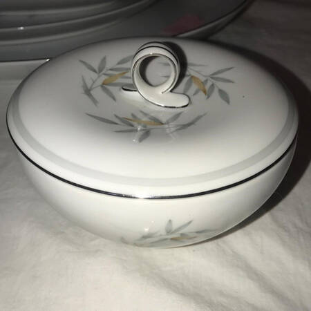 Oriental Sugar Bowl & Lid