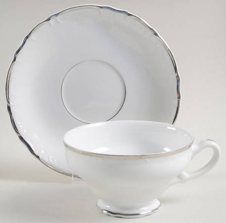 Monte Carlo Footed Cup & Saucer Set