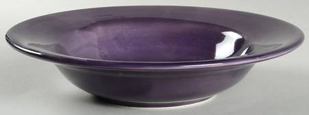 Barcelona Lavender Large Rim Soup Bowl