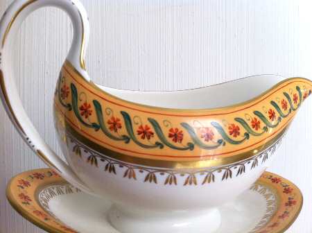 Directoire Gravy Boat with Attached Underplate