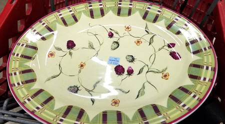 Sweet Briar Rose 13" Oval Serving Platter