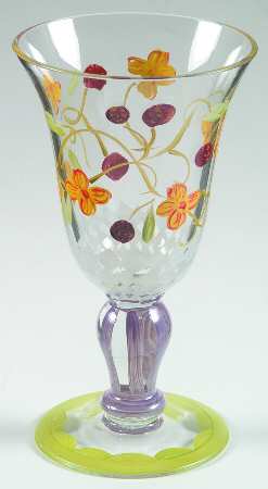 Sweet Briar Rose 12 Oz Glassware Goblet
